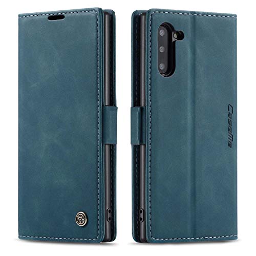 mvced Handyhülle Kompatibel mit Samsung Galaxy Note 10,Premium Leder Flip Case Schutzhülle mit Standfunktion,Blau mvced Handyhülle Kompatibel mit Samsung Galaxy Note 10,Premium Leder Flip Case Schutzhülle mit Standfunktion,Blau von mvced