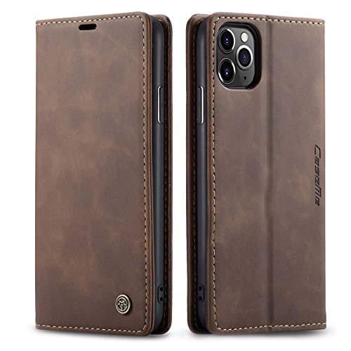 mvced Handyhülle Kompatibel mit iPhone 11 Pro 5.8,Premium Leder Flip Case Schutzhülle mit Standfunktion,Kaffee mvced Handyhülle Kompatibel mit iPhone 11 Pro 5.8,Premium Leder Flip Case Schutzhülle mit Standfunktion,Kaffee von mvced