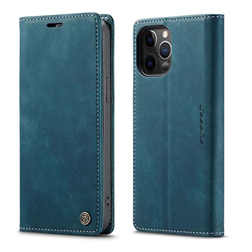 mvced Handyhülle Kompatibel mit iPhone 12 Pro Max 6.7,Premium Leder Flip Case Schutzhülle mit Standfunktion,Blau mvced Handyhülle Kompatibel mit iPhone 12 Pro Max 6.7,Premium Leder Flip Case Schutzhülle mit Standfunktion,Blau von mvced