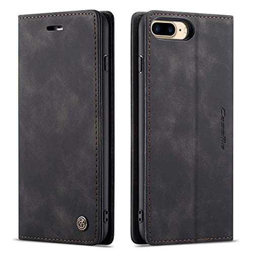 mvced Handyhülle Kompatibel mit iPhone 6 Plus 5.5,Premium Leder Flip Case Schutzhülle mit Standfunktion,Schwarz mvced Handyhülle Kompatibel mit iPhone 6 Plus 5.5,Premium Leder Flip Case Schutzhülle mit Standfunktion,Schwarz von mvced