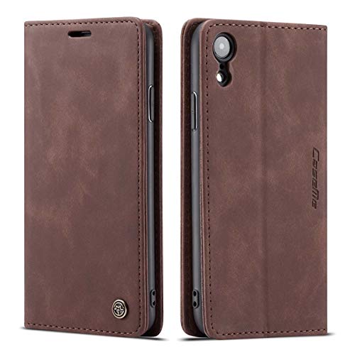 mvced Handyhülle Kompatibel mit iPhone XR 6.1,Premium Leder Flip Case Schutzhülle mit Standfunktion,Kaffee mvced Handyhülle Kompatibel mit iPhone XR 6.1,Premium Leder Flip Case Schutzhülle mit Standfunktion,Kaffee von mvced