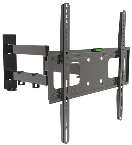 my wall Vollbewegliche TV Wandhalterung - H26-1L, für 32"-55" Fernseher, Belastung bis 50 kg, Schwenkbar, Neigbar, VESA max. 400x400, Fernsehhalterung mit Kabelmanagement von my wall