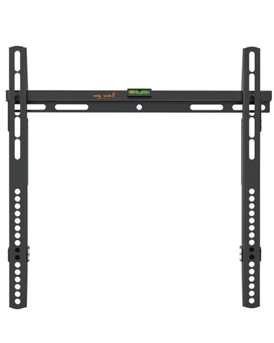 mywall LCD TV und Monitor Wandhalter HP5-1ASL, 32-55 Zoll, Belastbar bis 40kg, VESA max. 400x400, Wandabstand 22 mm, Platzsparende Wandhalterung für perfekten Blickwinkel von my wall