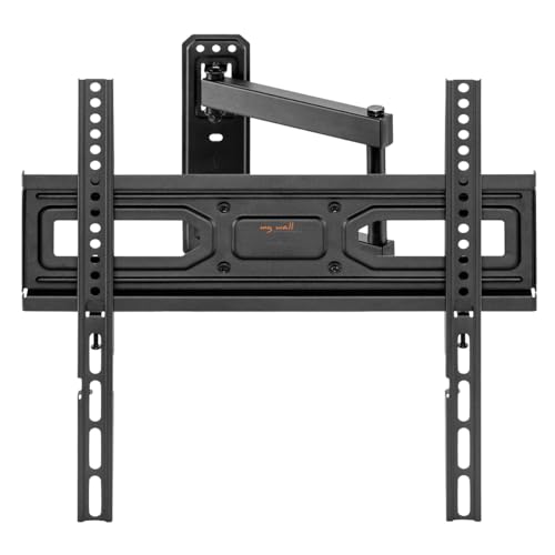 my wall H26-1AL TV Wandhalter - Vollbeweglich, Wandhalterung für Flachbildschirme, Variabler Wandabstand, Fernseher Halterung für 32" - 55" (81-140cm), Belastbarbar bis 35 kg von my wall