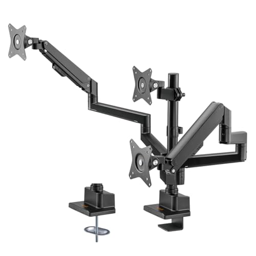 My Wall Vollbeweglicher Tischhalter für 3 Flachbildschirme 17" - 30", VESA 75/100 von my wall