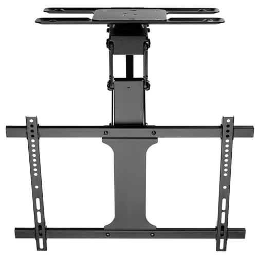 my wall Motorisierter TV Deckenhalter - HL49ML, Smart Home, Alexa und Google Home Kompatibel, Sprachsteuerung, TV Deckenhalterung elektrisch, Klappbar, Schwenkbar, Fernbedienung oder App Steuerung von my wall
