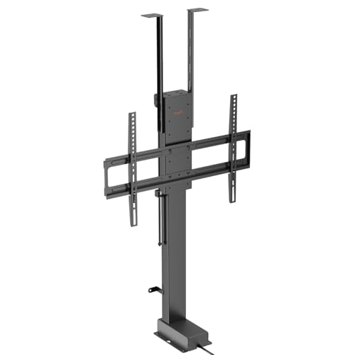 my wall TV Lift HP66-2L– Möbel- & Deckenmontage, Steuerung per Fernbedienung, App & Sprachbefehl (Alexa/Google), für 37"-65" (94-165 cm), bis 60 kg von my wall