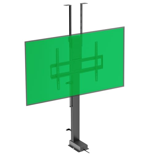 my wall TV Lift HP66-3L – Möbel- & Deckenmontage, Steuerung per Fernbedienung, App & Sprachbefehl (Alexa/Google), für 43"-88" (109-224 cm), bis 60 kg von my wall