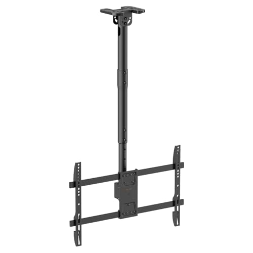 my wall bewegliche TV Deckenhalterung – HD8L, Deckenhalterung für Fernseher 43"-86", drehbar & neigbar, Teleskopstange, max. 60 kg, Fernseher Deckenhalterung für Flache & schräge Decken my wall bewegliche TV Deckenhalterung – HD8L, Deckenhalterung für Fernseher 43"-86", drehbar & neigbar, Teleskopstange, max. 60 kg, Fernseher Deckenhalterung für Flache & schräge Decken von my wall