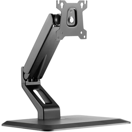 My Wall HL 17 L Monitor-Tischhalterung Schwarz Stand, Schwenkbar, Rotierbar, Neigbar, Höhenverstellbar, Drehbar von my wall