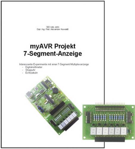 MyAVR projekt095 Erweiterungspaket Projekt 7-Segment-Anzeige von myAVR