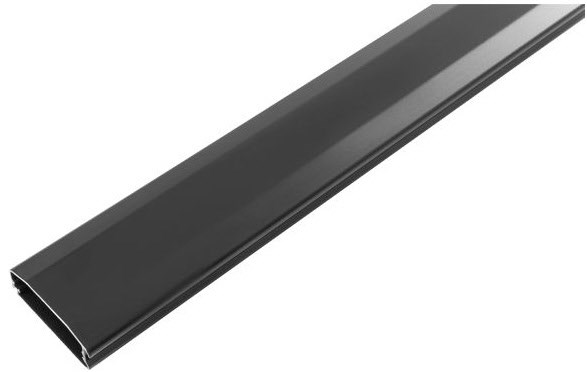 Aluminium-Kabelkanal (60mm) schwarz von myWall