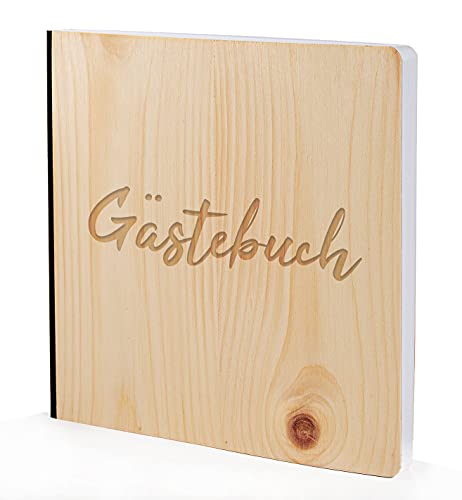 Gästebuch mit edlem Echtholz Zirbenholz Cover in der Größe 20 x 20cm 192 beschreibbare Seiten hochwertiges Papier Gästebuch mit edlem Echtholz Zirbenholz Cover in der Größe 20 x 20cm 192 beschreibbare Seiten hochwertiges Papier von myZirbe