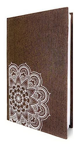 Notizbuch A6 Mandala braun von myZirbe