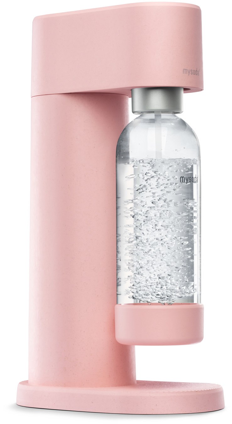 Woody Trinkwasser-Sprudler pink von mysoda