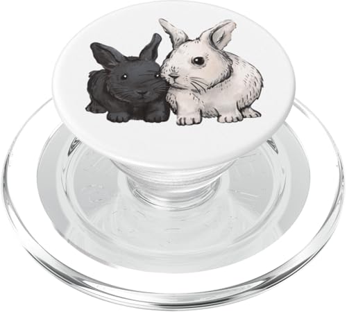Hase Tierliebhaber Tier Druck Kaninchen Kinder PopSockets PopGrip für MagSafe von @n!mal