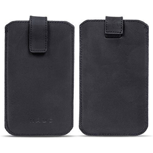 na-commerce Leder Tasche Pull Tab Universal Smartphone Sleeve Hülle Schutzhülle Case Cover, Größe:Für 5.2-5.8 Zoll von na-commerce