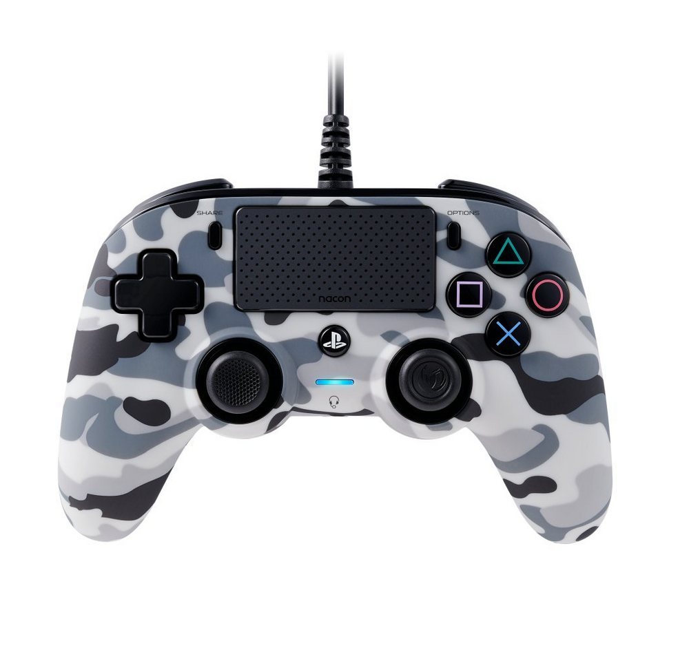 nacon PS4 Controller Color Edition camouflage grau PlayStation-Controller von nacon