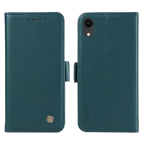 nancencen Handyhülle für iPhone XR Hülle, Einfarbige Premium Klappbar Leder Schutzhülle mit Magnet-Verschluss, Matte TPU Einfache und Modische Schutzhülle, Grün nancencen Handyhülle für iPhone XR Hülle, Einfarbige Premium Klappbar Leder Schutzhülle mit Magnet-Verschluss, Matte TPU Einfache und Modische Schutzhülle, Grün von nancencen
