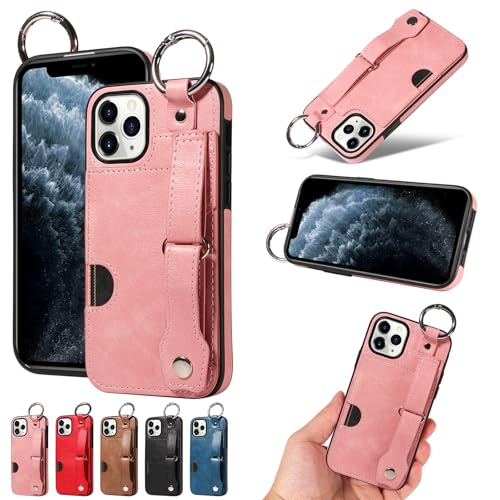 nancencen Hülle Kompatibel mit iPhone 11 Pro Handyhülle, Silikon und PU Leder Schutzhülle mit Ringschnalle Kartenfach, Weiches Futter aus ultrafeiner Faser Stoßfest Case, Pink nancencen Hülle Kompatibel mit iPhone 11 Pro Handyhülle, Silikon und PU Leder Schutzhülle mit Ringschnalle Kartenfach, Weiches Futter aus ultrafeiner Faser Stoßfest Case, Pink von nancencen