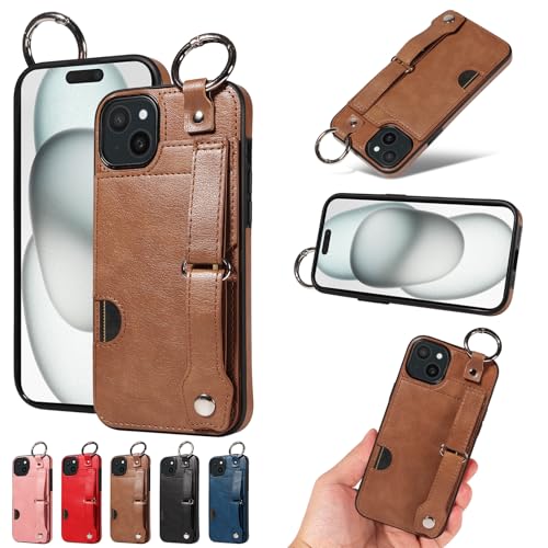 nancencen Hülle Kompatibel mit iPhone 14 Plus Handyhülle, Silikon und PU Leder Schutzhülle mit Ringschnalle Kartenfach, Weiches Futter aus ultrafeiner Faser Stoßfest Case, Braun nancencen Hülle Kompatibel mit iPhone 14 Plus Handyhülle, Silikon und PU Leder Schutzhülle mit Ringschnalle Kartenfach, Weiches Futter aus ultrafeiner Faser Stoßfest Case, Braun von nancencen