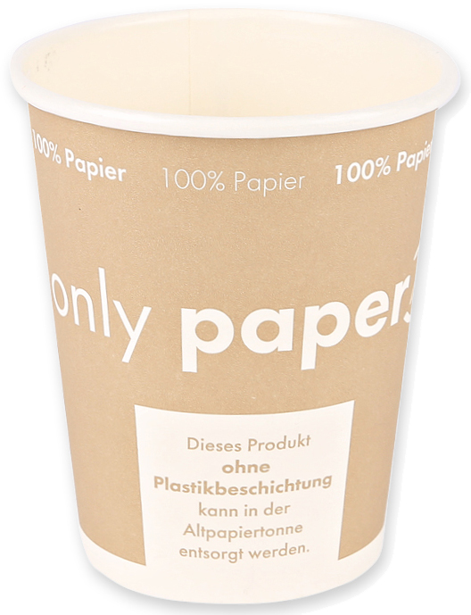 NATURE Star Hartpapier-Kaffeebecher , Only Paper, , 0,2 l von nature star