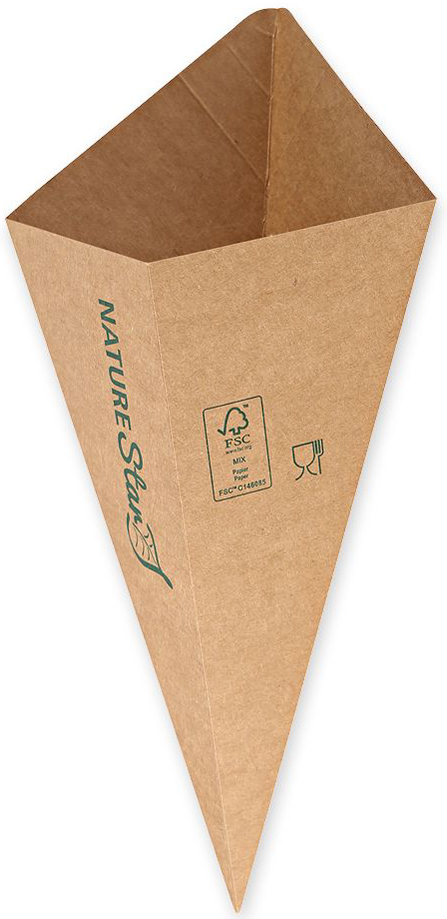 NATURE Star Pommes-Frites-Spitztüte, (B)280 x (H)167 mm von nature star