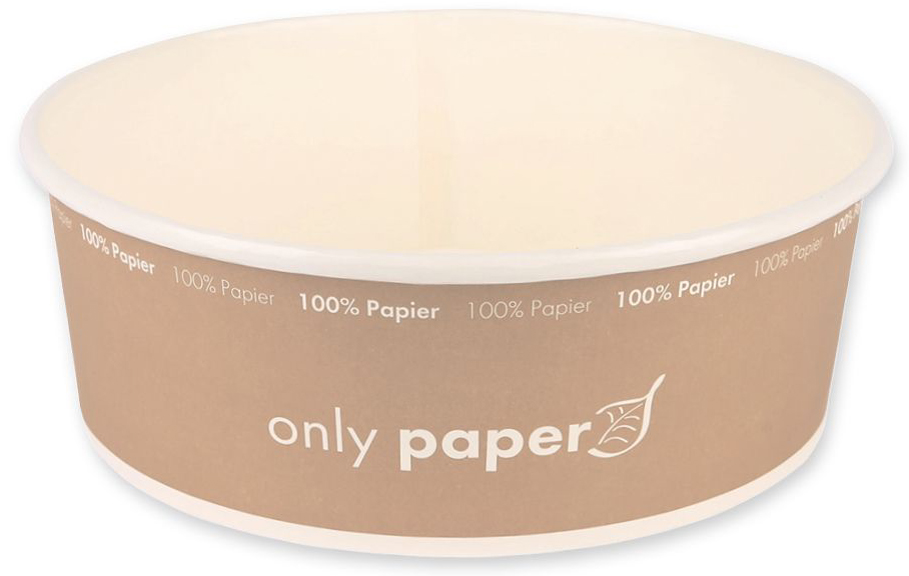 NATURE Star Salatschale Only Paper, rund, 1.300 ml, braun NATURE Star Salatschale Only Paper, rund, 1.300 ml, braun von nature star