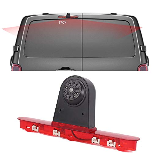 Navinio Auto Dritte Dach Top Mount Bremsleuchte Kamera Bremslicht Einparkkamera Rückfahrkamera IR Licht für Citroen Dispatch Toyota Proace Peugeot Expert Traveller Van 3 Transporter von navinio