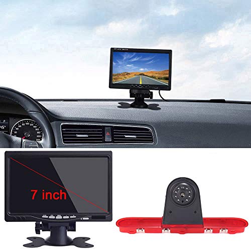 Navinio Third 3rd Bremsleuchte Rückfahrkamera Bremslicht Rückansicht mit Nachtsicht Wasserdicht+7" Auto Monitor Replacement for Toyota Proace Citroen Dispatch Peugeot Expert Traveller Van Transporter Navinio Third 3rd Bremsleuchte Rückfahrkamera Bremslicht Rückansicht mit Nachtsicht Wasserdicht+7" Auto Monitor Replacement for Toyota Proace Citroen Dispatch Peugeot Expert Traveller Van Transporter von navinio