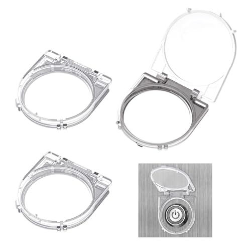 NBEADS 3 Stk. Abdeckung für Knopfschalter, Aufzug Power Taster-Abdeckung Not-Aus-Schutzabdeckung Protector für Computer Geschirrspüler Waschmaschine, 40.5mm Innendurchmesser NBEADS 3 Stk. Abdeckung für Knopfschalter, Aufzug Power Taster-Abdeckung Not-Aus-Schutzabdeckung Protector für Computer Geschirrspüler Waschmaschine, 40.5mm Innendurchmesser von nbeads