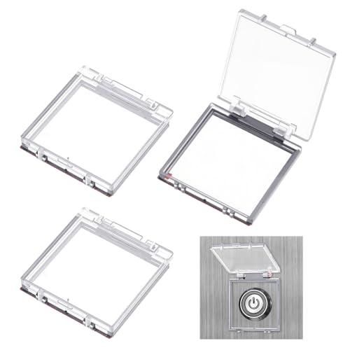 NBEADS 3 Stk. Abdeckung für Knopfschalter, Aufzug Power Taster-Abdeckung Not-Aus-Schutzabdeckung Protector für Computer Geschirrspüler Waschmaschine, 43.5x45.5mm Innendurchmesser NBEADS 3 Stk. Abdeckung für Knopfschalter, Aufzug Power Taster-Abdeckung Not-Aus-Schutzabdeckung Protector für Computer Geschirrspüler Waschmaschine, 43.5x45.5mm Innendurchmesser von nbeads