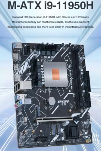 Mainboard-CPU-Kombo i9 11950H 8 Kerne 16 Threads bis zu 5,0 GHz HM570 TPM 2.0 Mainboard-CPU-Kombo i9 11950H 8 Kerne 16 Threads bis zu 5,0 GHz HM570 TPM 2.0 von nca the pc store