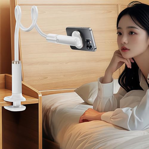 nediea Schwanenhals Handyhalterung Bett für Magsafe, Flexibler Handy Halterung Bett, Magnetischer 35.43" Langer Arm, mit 360°Drehbarer Klemme, Kompatibel mit iPhone 16 15 14 13 12 Serie nediea Schwanenhals Handyhalterung Bett für Magsafe, Flexibler Handy Halterung Bett, Magnetischer 35.43" Langer Arm, mit 360°Drehbarer Klemme, Kompatibel mit iPhone 16 15 14 13 12 Serie von nediea