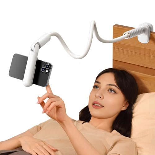 nediea Schwanenhals-Handyhalterung für Bett, flexible Handyhalterung für den Schreibtisch, lange Handyhalterung mit faulem Arm und 360° drehbarer Mini-Klemme, kompatibel mit Geräten von 10,2–17,3 cm nediea Schwanenhals-Handyhalterung für Bett, flexible Handyhalterung für den Schreibtisch, lange Handyhalterung mit faulem Arm und 360° drehbarer Mini-Klemme, kompatibel mit Geräten von 10,2–17,3 cm von nediea