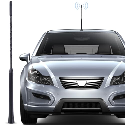 Nelawya Auto Antenne Kurz Auto Radio Dach Antenne 28cm Universal Stabantenne Ersatz mit Starken FM/AM/DAB Empfang, M4, M5, M6 Gewinde von nelawya