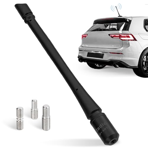 Nelawya Autoantenne Kurz 24cm Auto Dachantenne Kfz Stabantenne Ersatz Für Autoradio Mit Kompaktem, Stilvollem Design Und Starker FM/DAB Signalstärke von nelawya