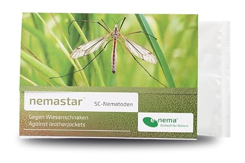 NemaStar SC Nematoden zur Bekämpfung von Maulwurfsgrillen Wiesenschnaken und Erdraupen 500 Mio für 1000qm von nemastar