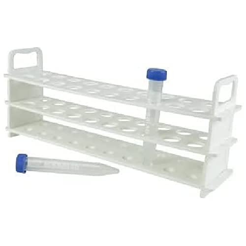 Moonlab-4-0077 Reagenzglasgestell, 20 Plätze, Durchmesser: 20 mm, autoklavierbar, 325 mm x 74 mm x 126 mm, Weiß Moonlab-4-0077 Reagenzglasgestell, 20 Plätze, Durchmesser: 20 mm, autoklavierbar, 325 mm x 74 mm x 126 mm, Weiß von neoLab