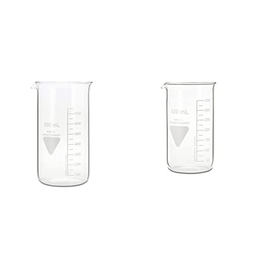 RASOTHERM Becherglas hohe Form mit Ausguss, (Boro 3.3), 800 ml & Rasotherm® Becherglas hohe Form mit Ausguss, (Boro 3.3), 400 ml von neoLab
