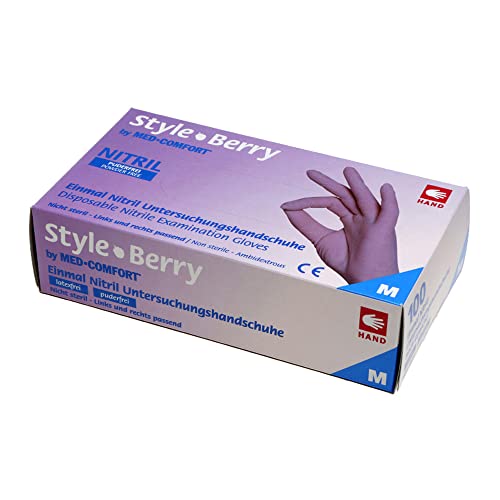neoLab 1-0814 Nitril Einmalhandschuhe, Größe XS, Rosa, 100 Stück von neoLab
