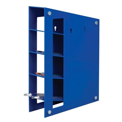 neoLab ABS Rack mit 4 Etagen für 0,1 mL bis 25 mL Pipetten, Blau, 88mm x 291mm x 401mm von neoLab