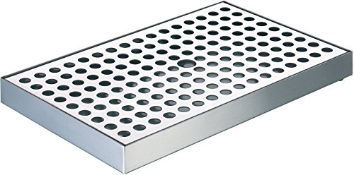Usbeck Edelstahl Abtropfwanne, Silber, 3L Kapazität, 440mm x 270mm x 27mm von neoLab