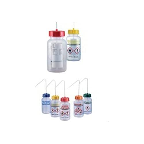 Kautex LDPE "Dest Wasser" 3-sprachiger Aufdruck Spritzflasche, 250ml Kapazität, 64mm Durchmesser Kautex LDPE "Dest Wasser" 3-sprachiger Aufdruck Spritzflasche, 250ml Kapazität, 64mm Durchmesser von Kautex