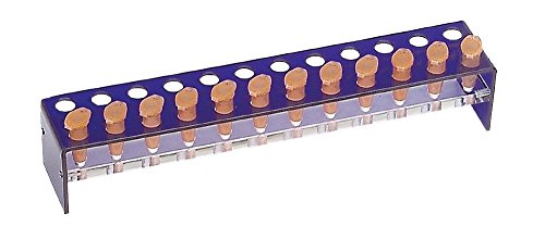 neoLabLine Acrylglas-Gestell für Eppendorf-Reaktionsgefäße, Blau, 2 x 12 Loch, 270mm x 50mm x 50mm neoLabLine Acrylglas-Gestell für Eppendorf-Reaktionsgefäße, Blau, 2 x 12 Loch, 270mm x 50mm x 50mm von neoLab