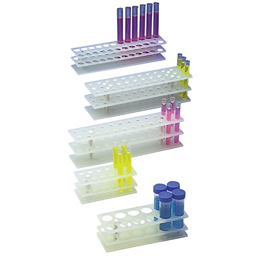 neoLab Polypropylen Reagenzglasgestell, 2 x 6 Plätze, 18mm Lochdurchmesser, 65mm Höhe, Weiß neoLab Polypropylen Reagenzglasgestell, 2 x 6 Plätze, 18mm Lochdurchmesser, 65mm Höhe, Weiß von neoLab