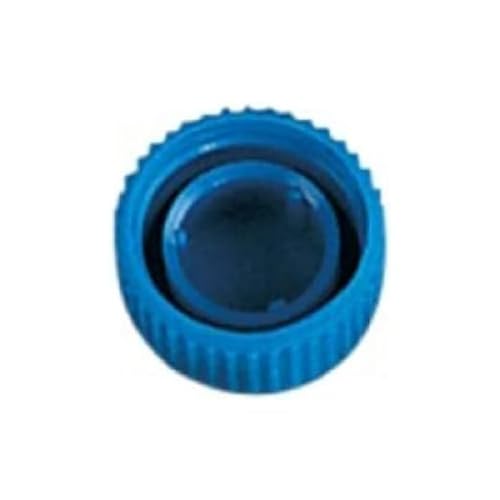 neoLab Polypropylen Schraubkappe mit Dichtung, Blau, 500 Stück von neoLab