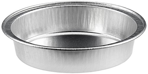 neoLab Aluminium Schale mit Verstärktem Rand, Silber, 28ml Kapazität, 64mm x 13mm, 100 Stück von neoLab