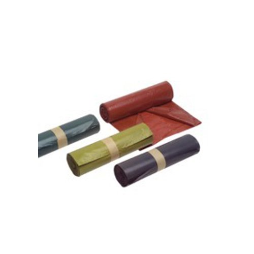 neoLab LDPE-Folie Müllsäcke, Rot, 120l Kapazität, 110cm x 70cm x 0.05mm, 25 Stück von neoLab