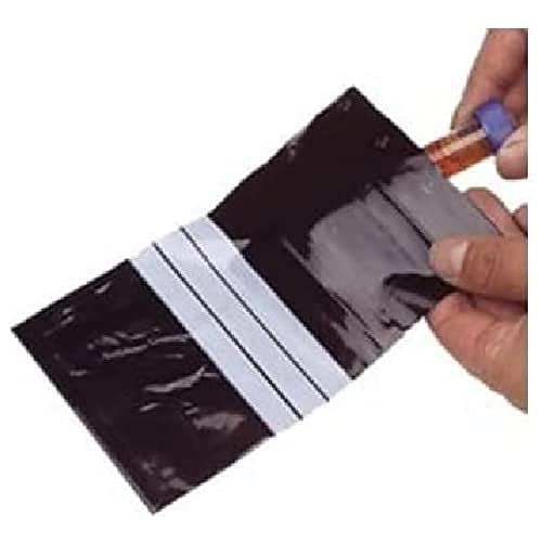 neoLab 1-7134 LDPE Kunststoffbeutel, 200 mm Breite, 300 mm Höhe, Schwarz (100-er Pack) von neoLab